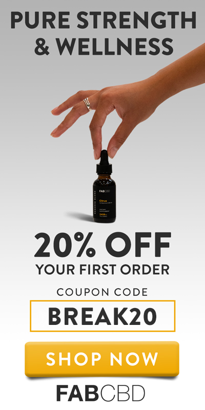 FAB CBD Coupon 20% Off